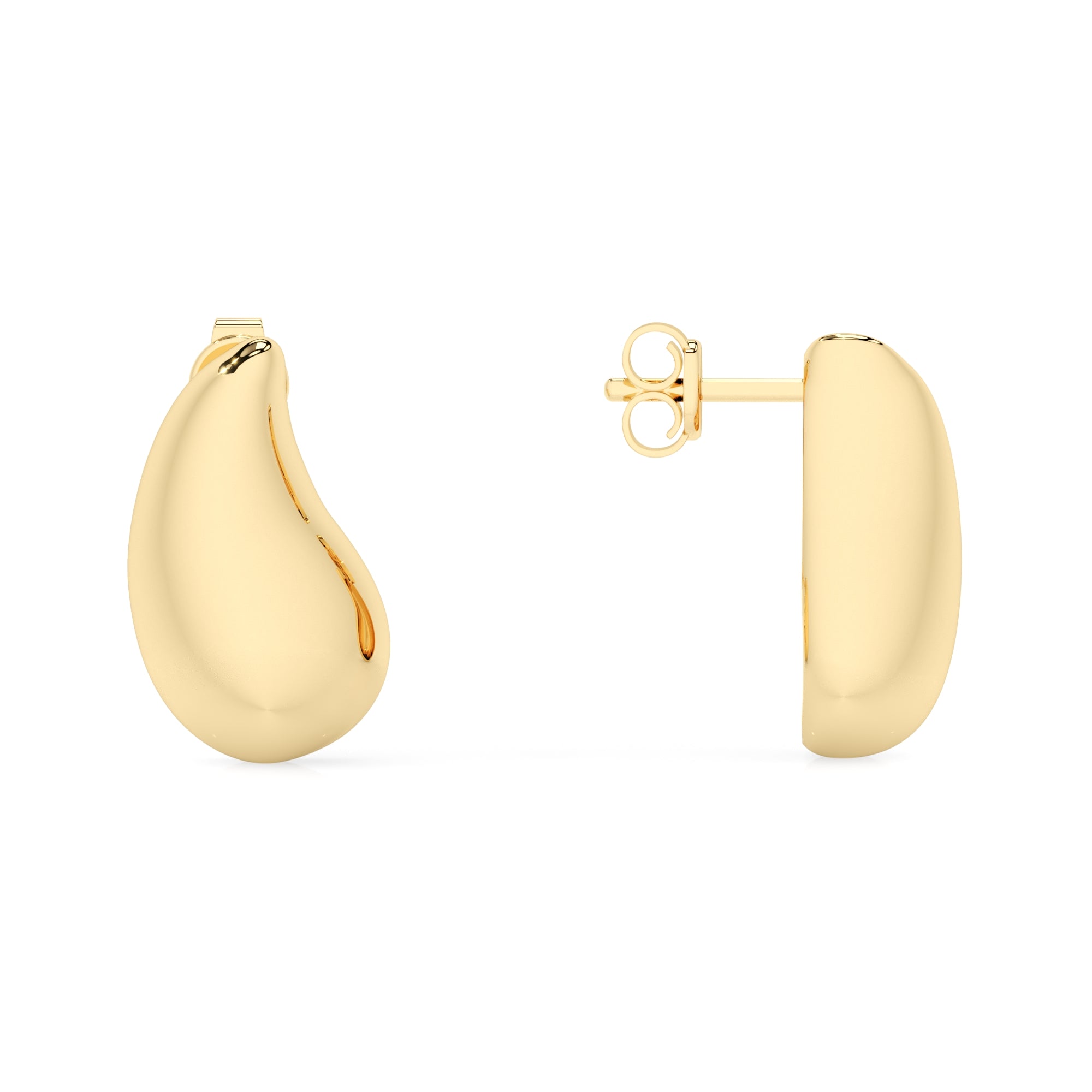 Ohrstecker Tropfen groß