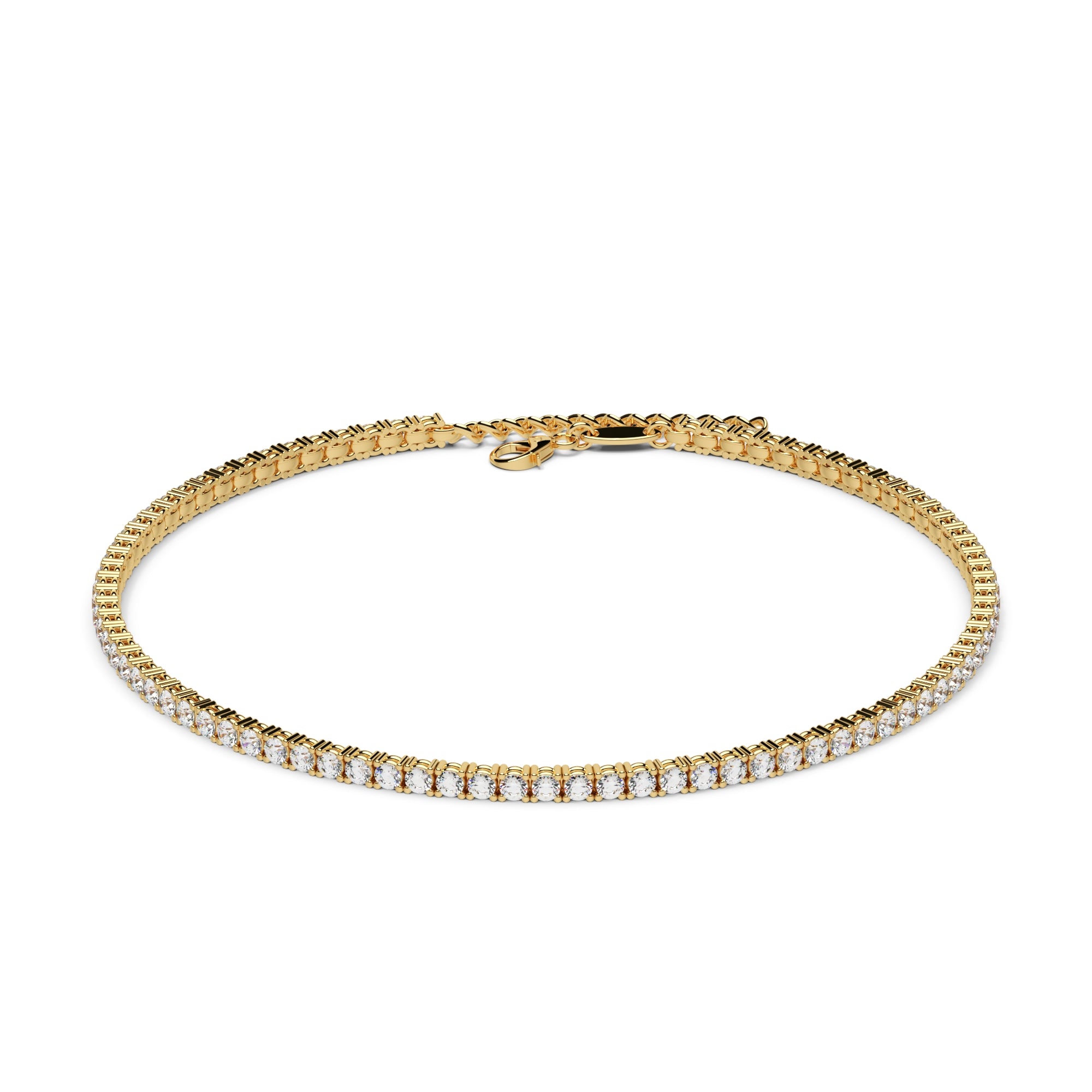 Tennisarmband fein weiße Zirkonia