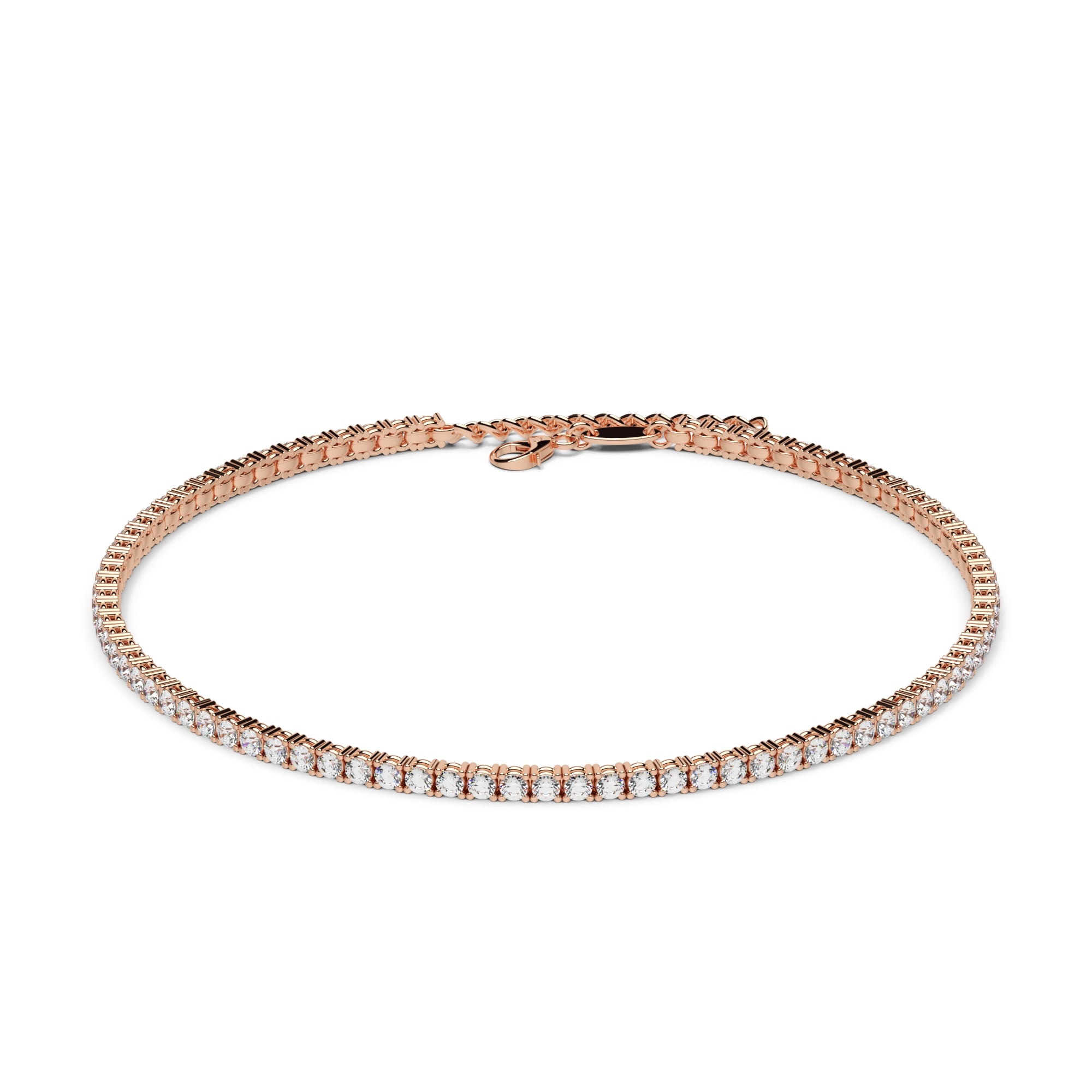 Tennisarmband fein weiße Zirkonia
