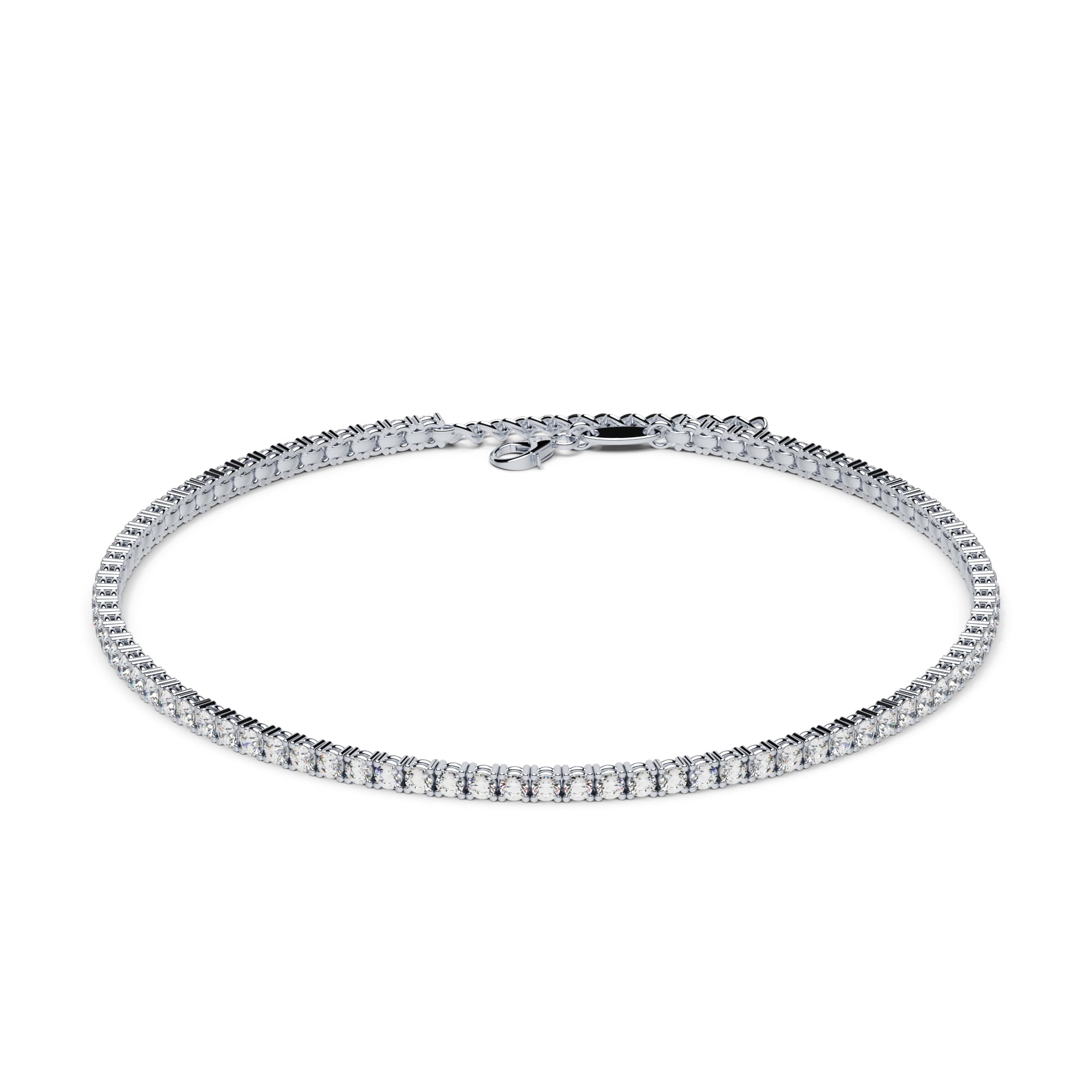 Tennisarmband fein weiße Zirkonia