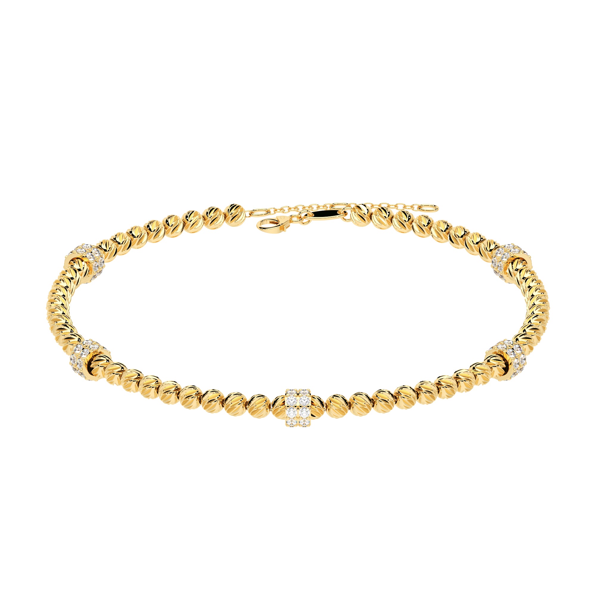Armband Kugeln diamantiert Zirkonia