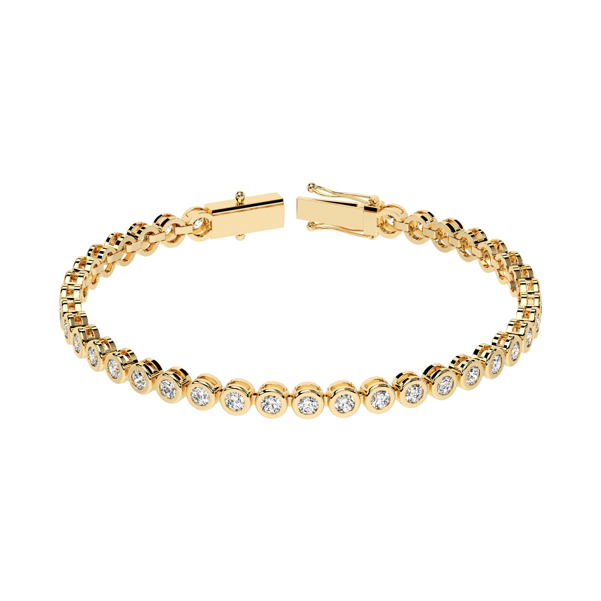 Tennisarmband fein Zarge