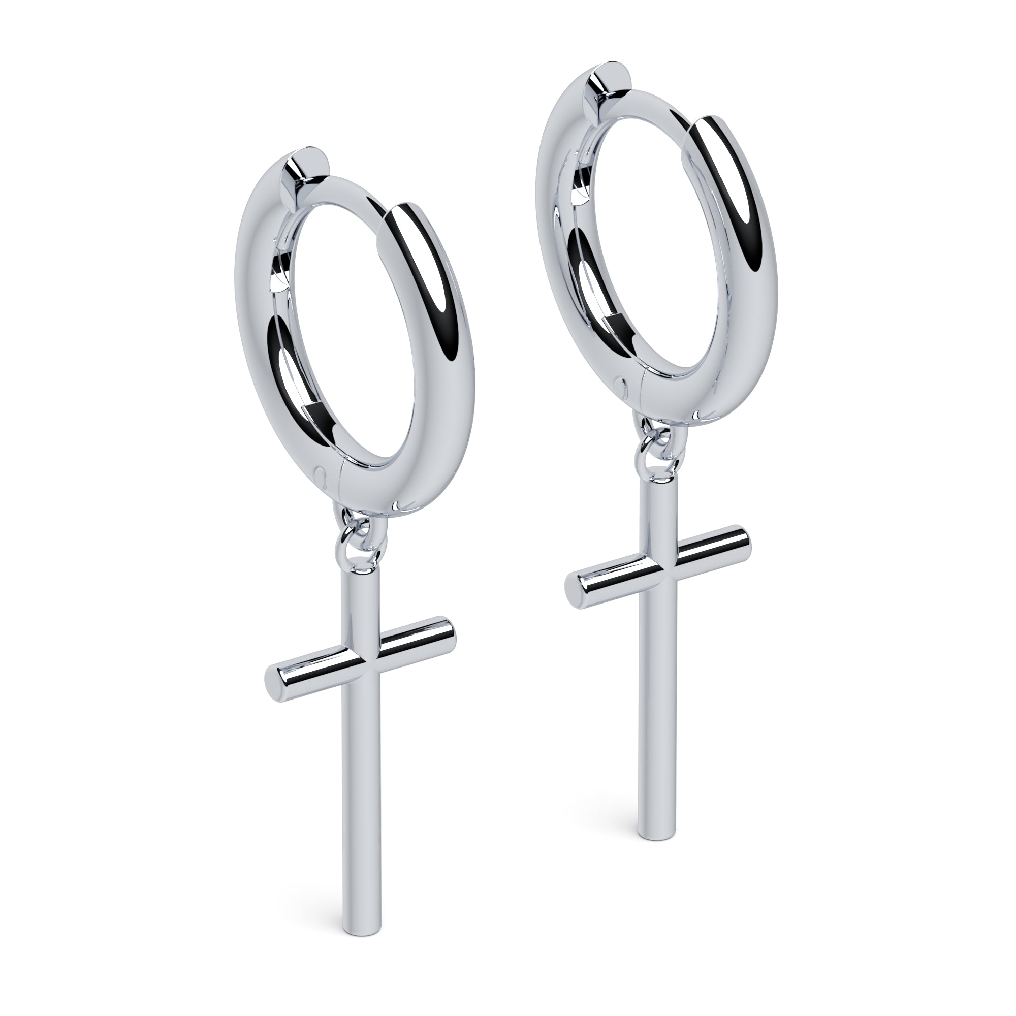 Creolen mit Kreuz