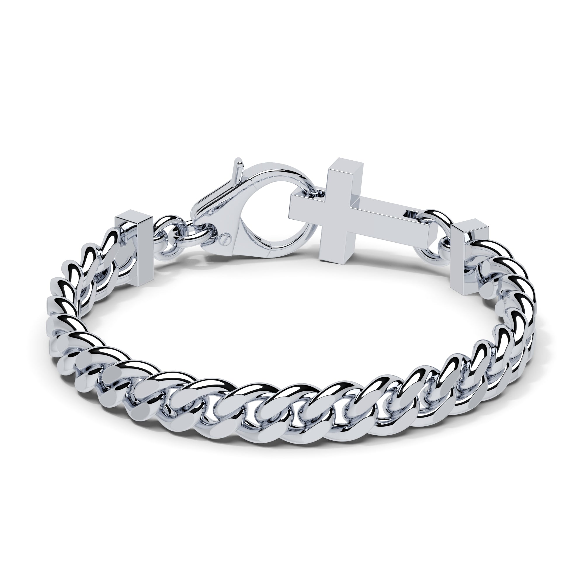 Panzerarmband mit Kreuz