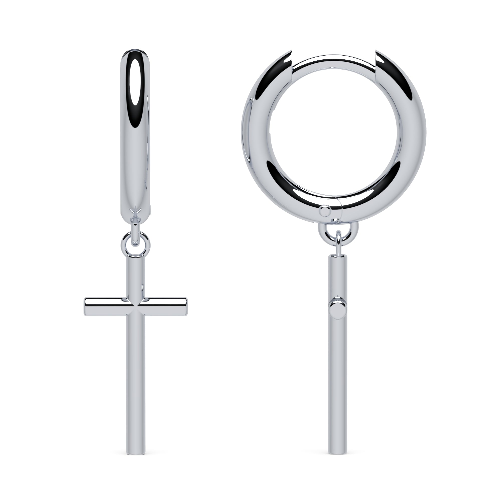 Creolen mit Kreuz
