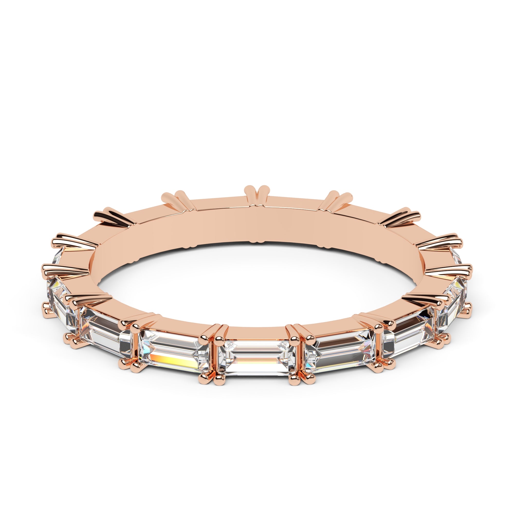 Ring Memoire Baguette Zirkonia