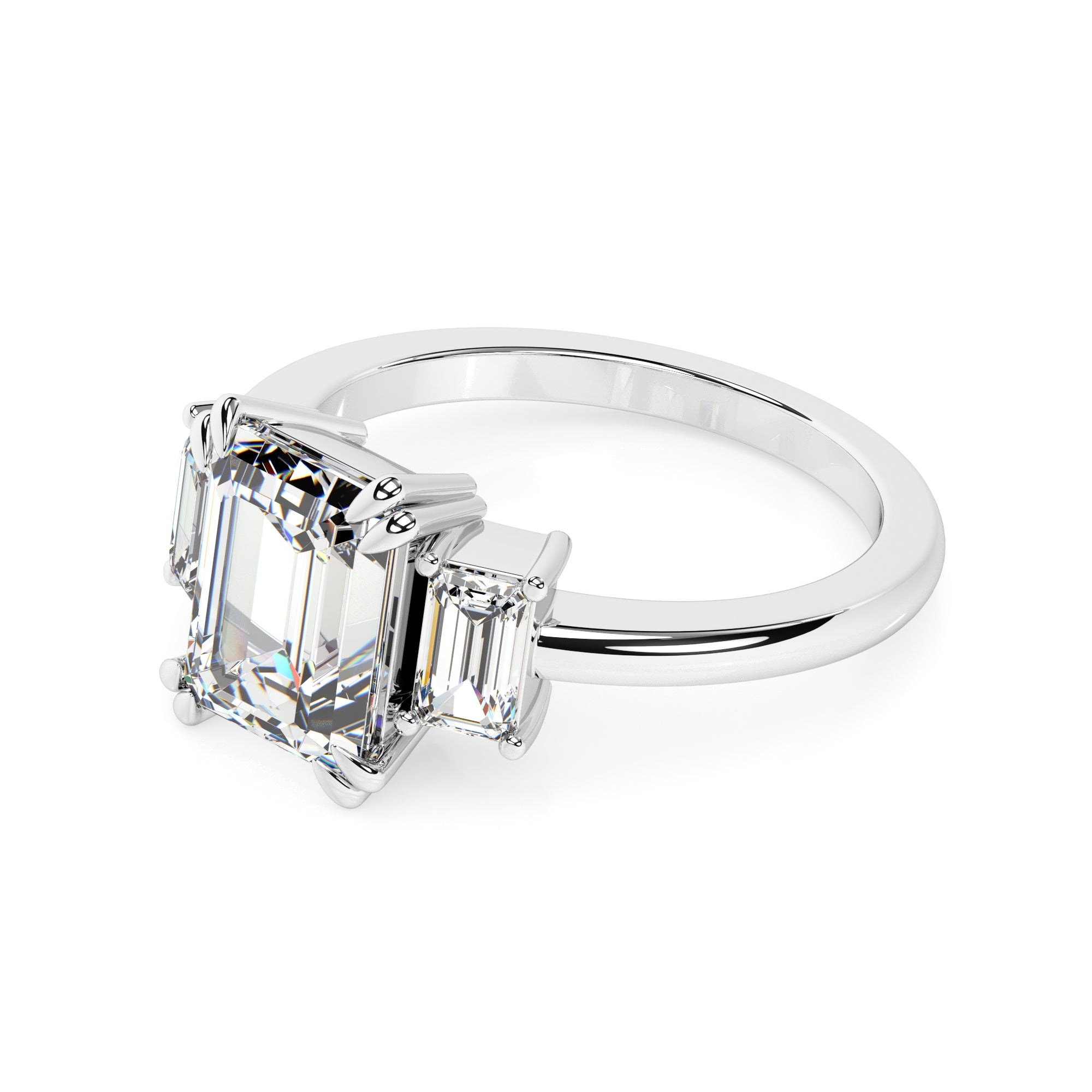 Ring Zirkonia Emerald-Cut