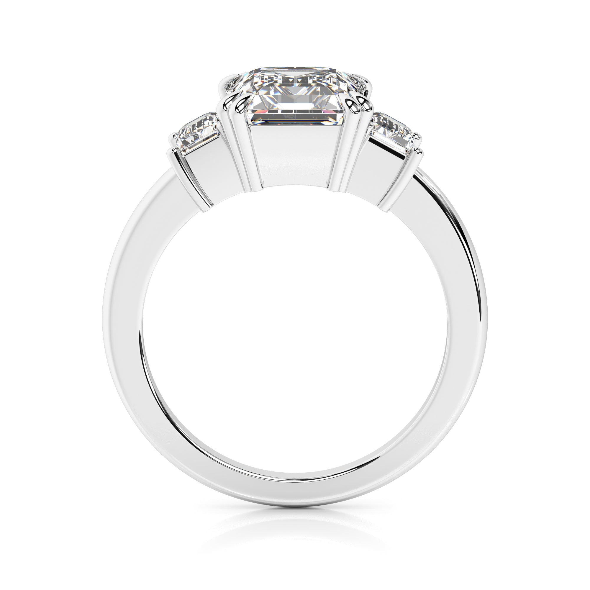 Ring Zirkonia Emerald-Cut