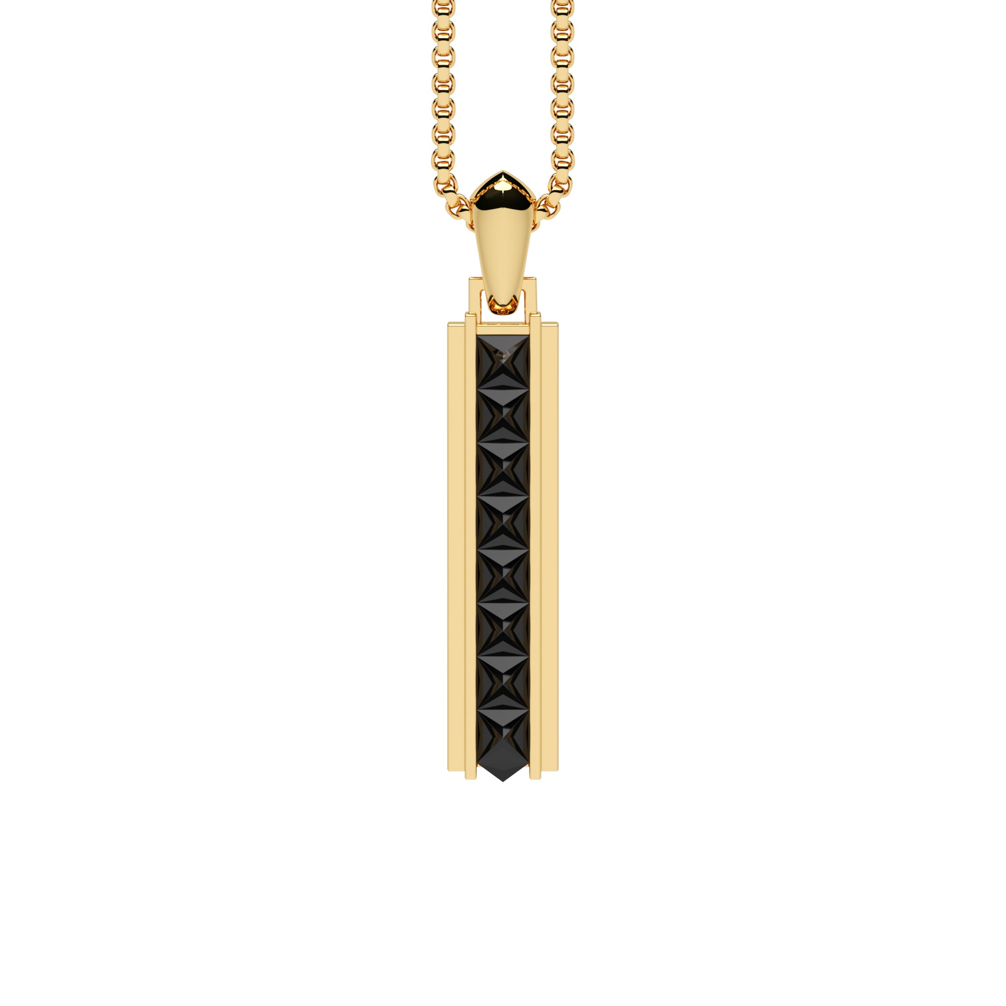 Anhänger Pyramide Onyx