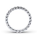Ring plaited silver