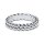 Ring plaited silver