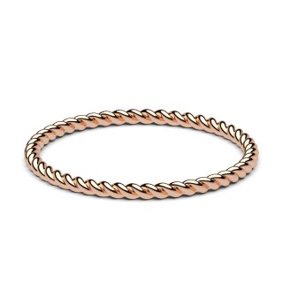 Ring twisted rose gold