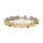 Ring Memoire Baguette Zirkonia Gold