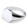 Signet ring round silver
