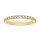 Ring memoire with white zirconia gold