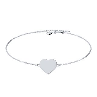 Bracelet heart silver