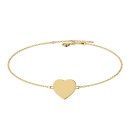 Bracelet heart gold