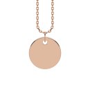 Necklace coin rose gold
