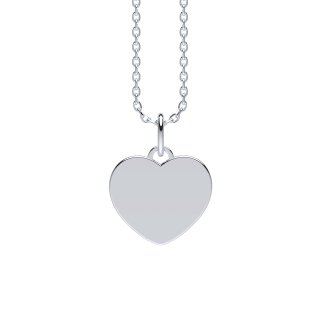 Necklace small heart silver