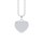 Necklace small heart silver