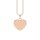 Necklace small heart rose gold