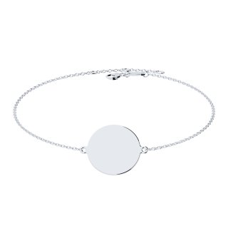 Bracelet coin integrated silver