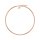 Tennis bracelet fine with white zirconia rose gold