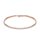 Tennis bracelet white zirconia rose gold