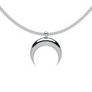 Necklace moon silver
