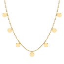 Necklace little coins gold