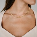 Curb chain necklace gold