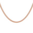 Curb chain necklace rose gold