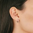 Hoop earrings small silver