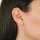 Ear studs star zirconia gold