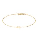 Letters with Love - Bracelet letter S gold