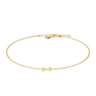 Letters with Love - Bracelet letter X gold