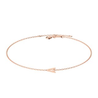 Letters with Love - Bracelet letter A rose gold