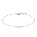Letters with Love - Armband Buchstabe K Ros&eacute;gold