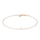 Letters with Love - Armband Buchstabe L Ros&eacute;gold