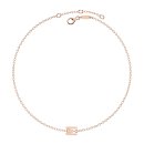 Letters with Love - Armband Buchstabe M Ros&eacute;gold