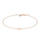 Letters with Love - Armband Buchstabe U Ros&eacute;gold