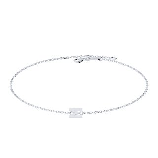 Letters with Love - Bracelet letter M silver