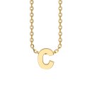 Letters with Love - Pendant letter C gold