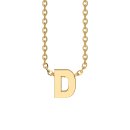 Letters with Love - Pendant letter D gold