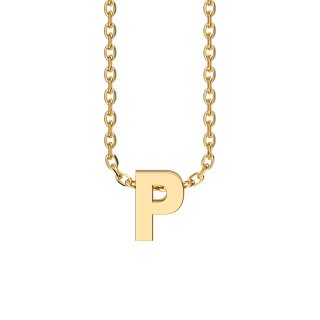 Letters with Love - Pendant letter P gold
