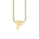 Letters with Love - Pendant letter P gold