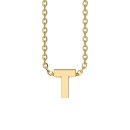 Letters with Love - Pendant letter T gold