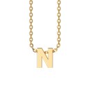 Letters with Love - Pendant letter N gold