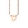 Letters with Love - Pendant letter D rose gold
