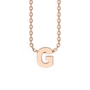 Letters with Love - Pendant letter G rose gold